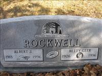 Rockwell, Albert J. and Betty M. (Geer)